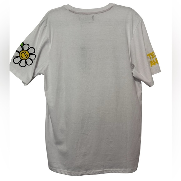 Contender Unisex Hip Hop Graphic White T-Shirt Blossom Better Days Ahead Size L - Picture 4 of 7